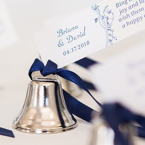 Wedding Bell Favors
 Bulk Mini Wedding Bells Silver or Gold Box of 24