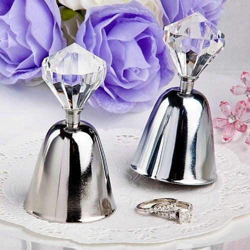 Wedding Bell Favors
 1 Dazzling Bell Favor Wedding Reception Gift Party Kissing