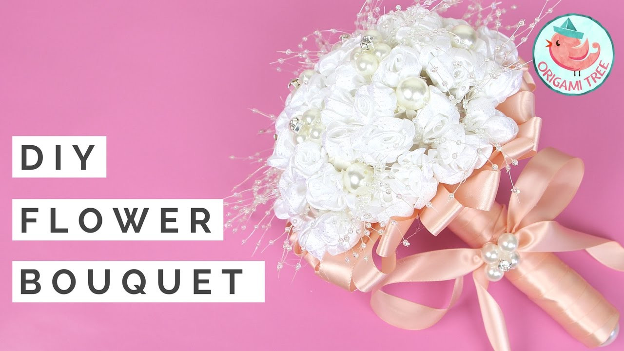 Wedding Bouquet DIY
 Wedding Bouquet Tutorial How to Make DIY Flower Bouquet