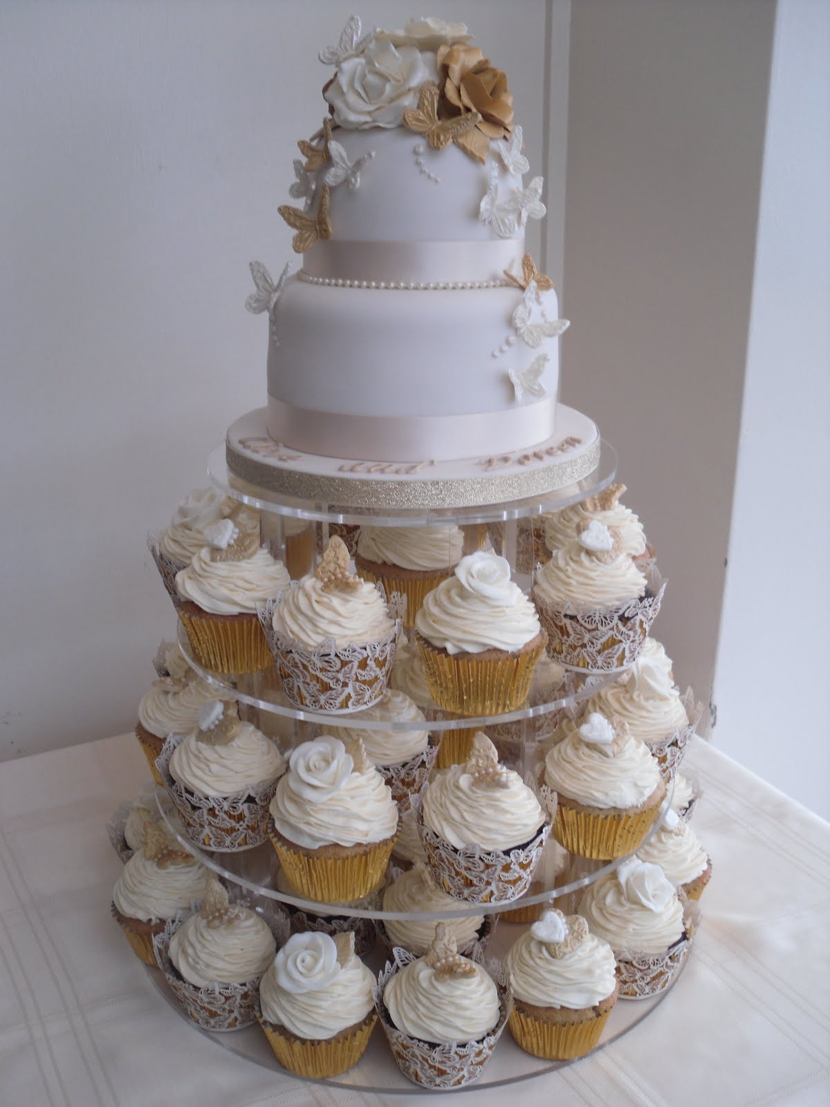 Wedding Cake Cupcake
 Katies Cupcakes Golden Wedding Anniversary