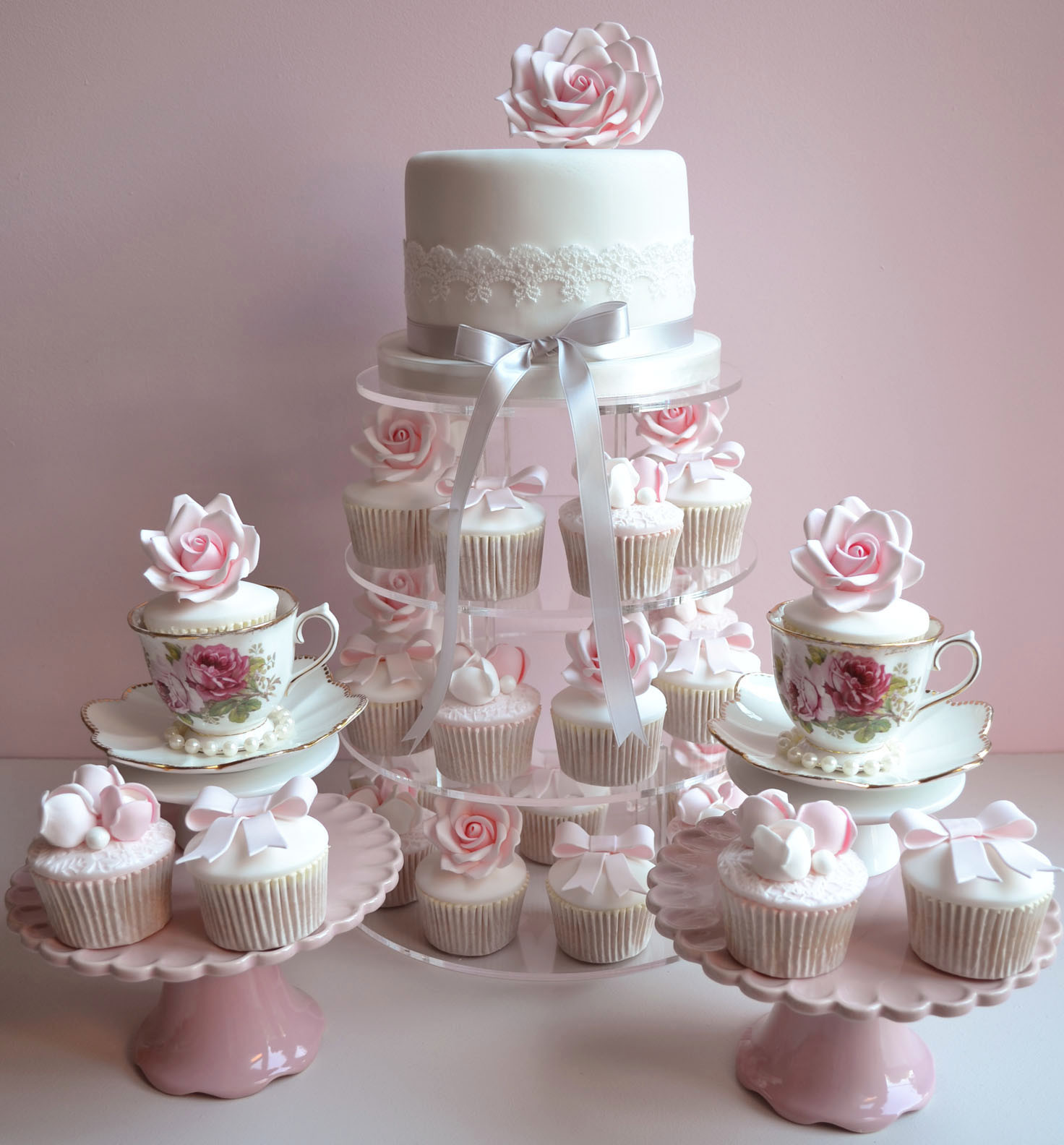 Wedding Cake Cupcake
 Little Paper Cakes Beautiful Vintage Wedding Cupcakes