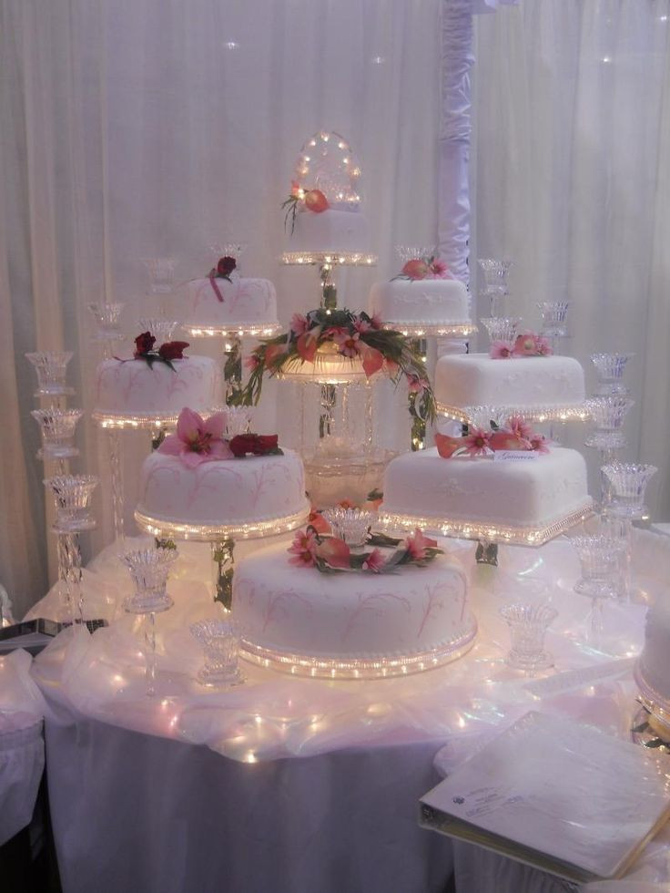 Wedding Cake Display Stand
 Wedding Cake Display 4 Tier Round Wedding Acrylic Cupcake