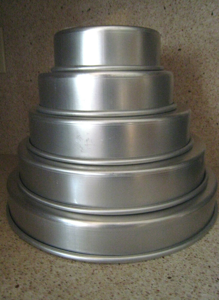 Wedding Cake Pans
 Magic Line 2" Round Professional Wedding Tier Cake Pans 6