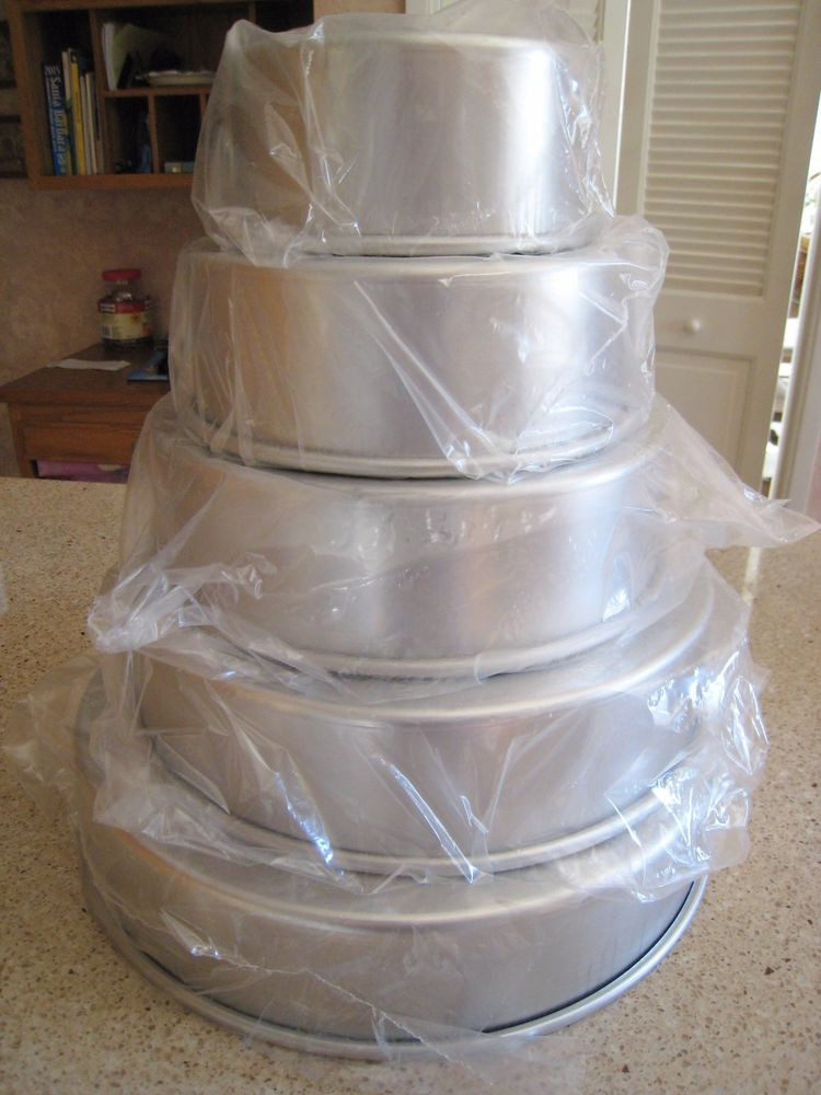 Wedding Cake Pans
 Magic Line 3" Round Professional Wedding Tier Cake Pans 6