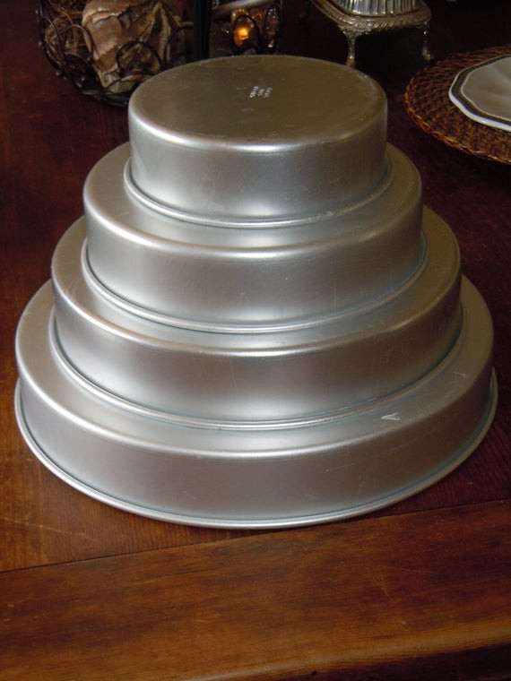 Wedding Cake Pans
 Wilton 4 Tier Round Cake Pans 4 round cake by