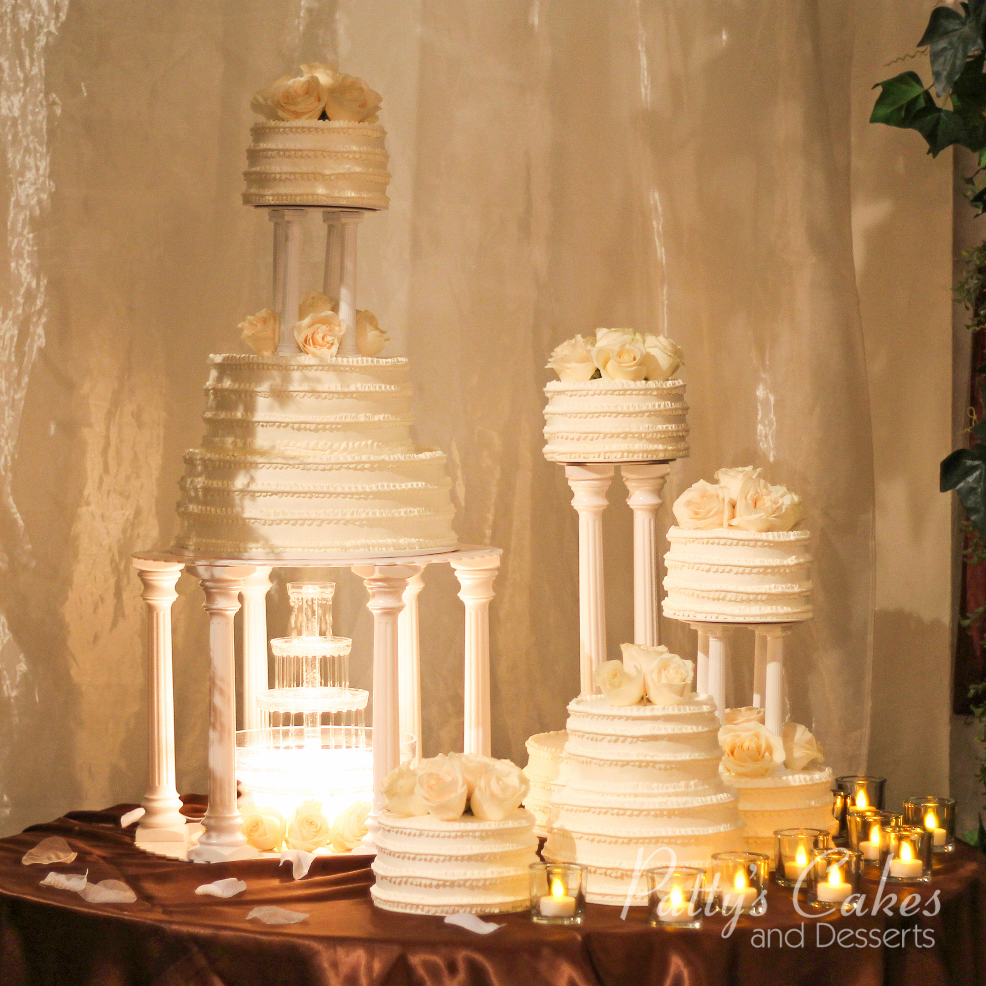 Wedding Cake With Fountain
 of a wedding cake fountain white Patty s Cakes and