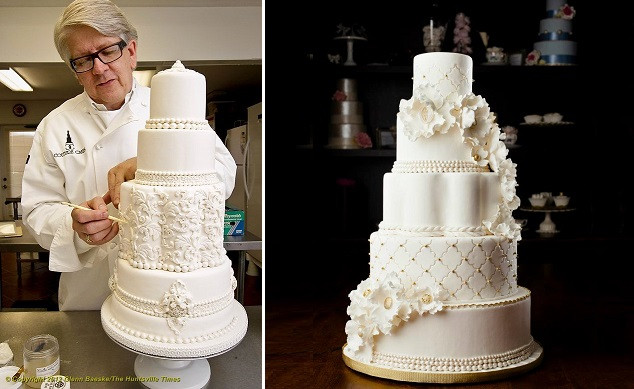 Wedding Cakes Huntsville Al
 Petal Shaped Wedding Cakes – Cake Geek Magazine