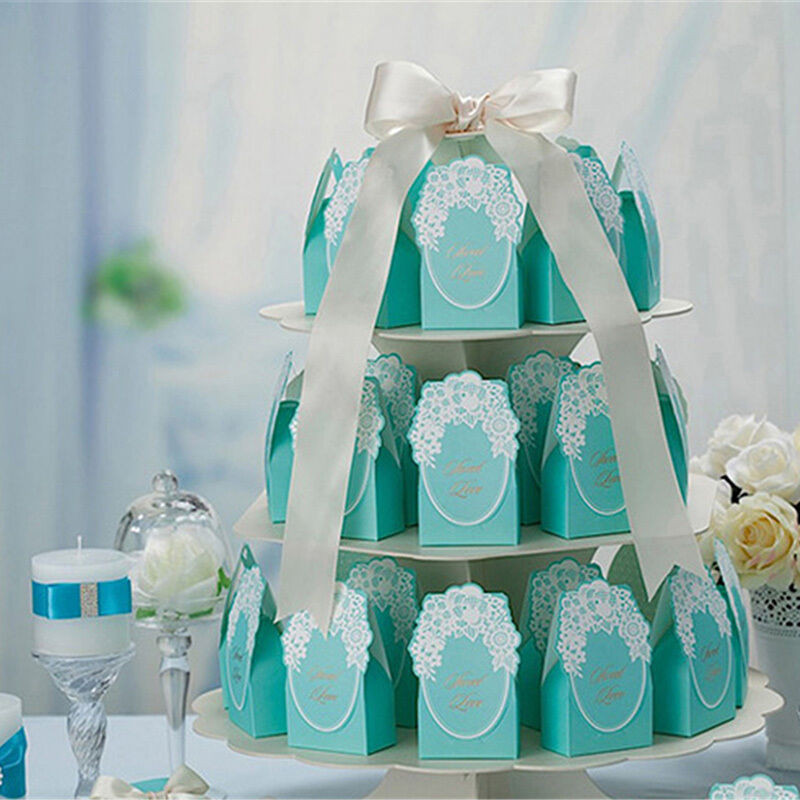 Wedding Candy Favors
 Blue Sweet Love Wedding Favors Candy Boxes Gift Bags