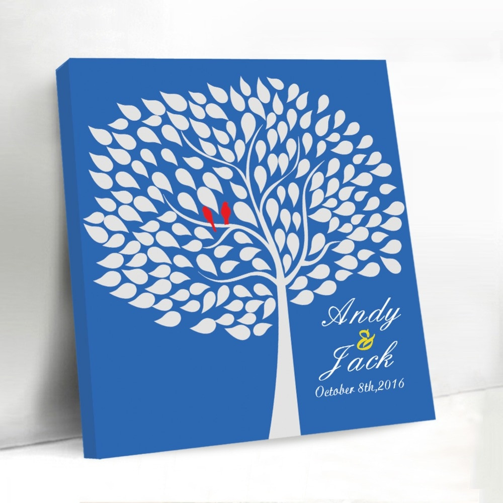 Wedding Canvas Guest Book
 Signature Book Wedding Decoration Unique Canvas Guest Book