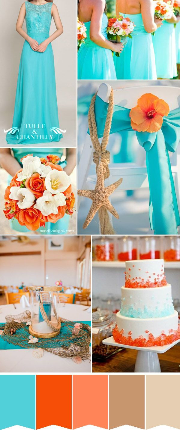 Wedding Color Ideas For Summer
 Fabulous Summer Beach Wedding Colors With Matched