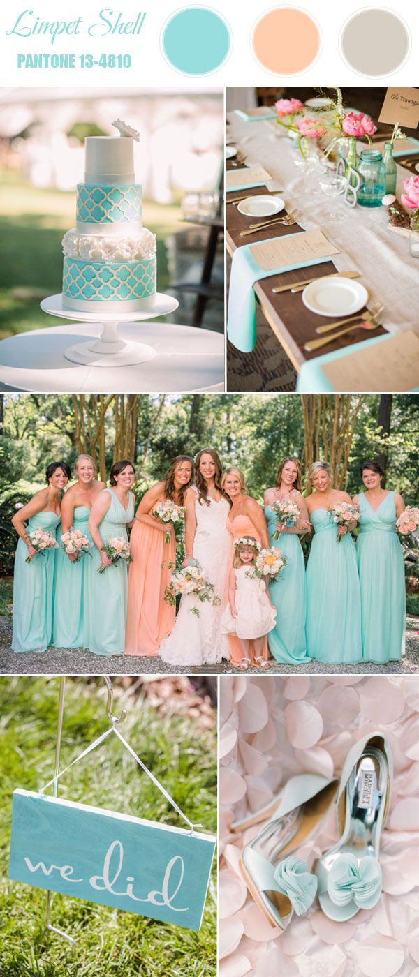 Wedding Color Schemes For Spring
 Pantone Top 10 Spring Wedding Colors 2016