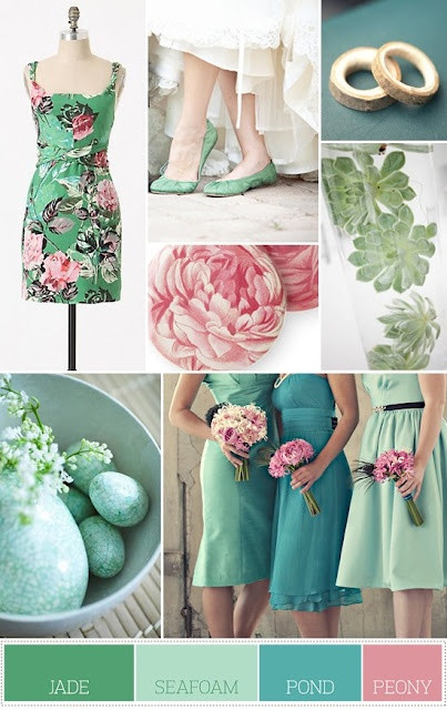 Wedding Color Schemes For Spring
 4 Beautiful Spring Wedding Color Palettes