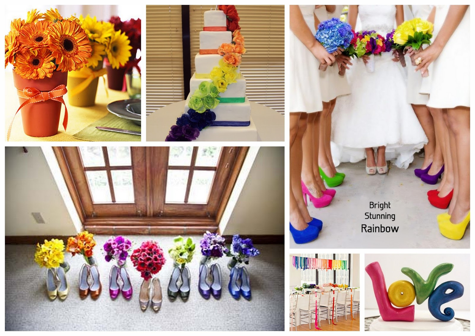 Wedding Color Themes
 Events By Tammy 2013 Wedding Trend 1 Rainbow Theme