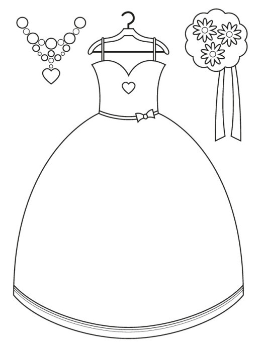 Wedding Coloring Book Printable
 17 Wedding Coloring Pages for Kids Who Love to Dream About