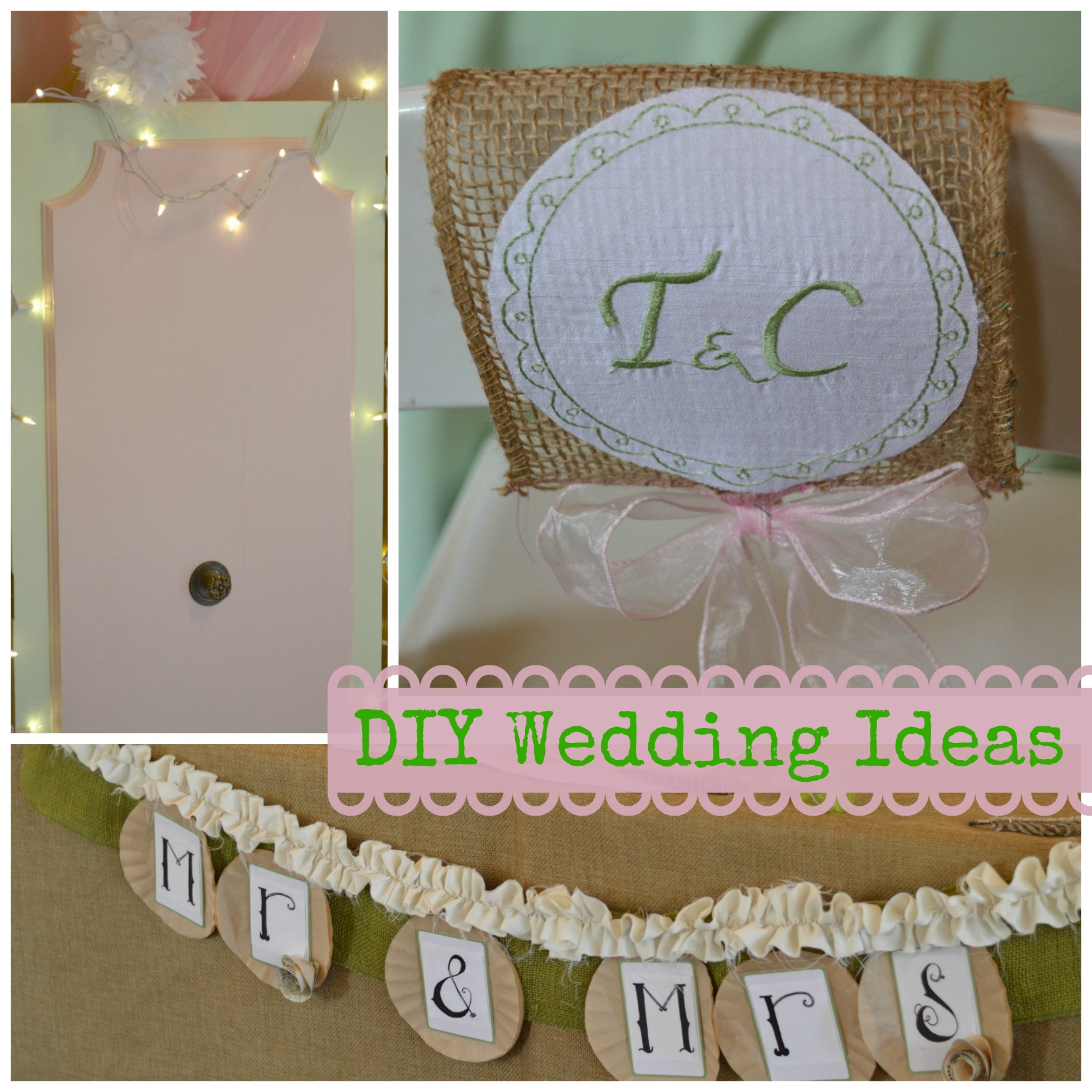Wedding Craft Idea
 DIY Wedding Ideas Craft Dictator
