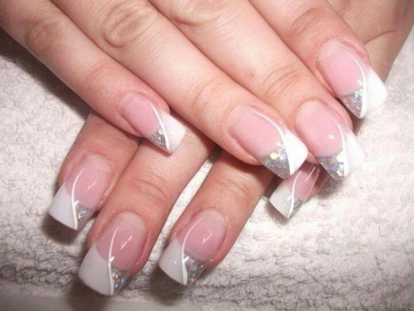 Wedding Day Nail Art
 What do you think of these wedding day nails