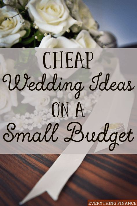 Wedding Decor Ideas On A Budget
 Cheap Wedding Ideas on a Small Bud