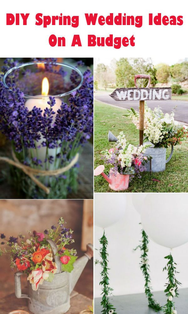 Wedding Decor Ideas On A Budget
 20 Creative DIY Wedding Ideas For 2016 Spring