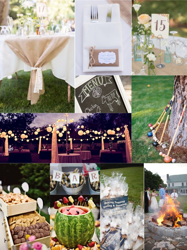 Wedding Decor Ideas On A Budget
 Essential Guide to a Backyard Wedding on a Bud
