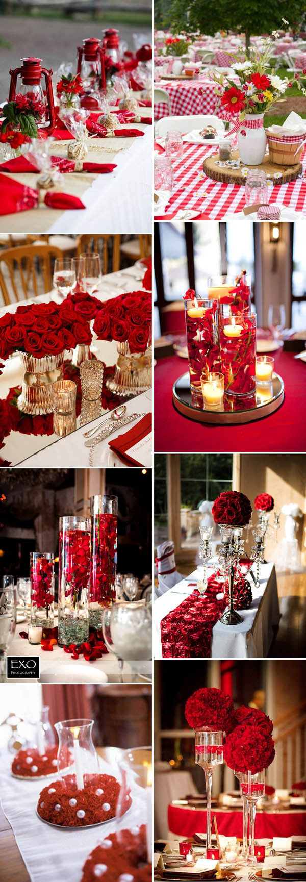 Wedding Decorations Red And White
 40 Inspirational Classic Red And White Wedding Ideas