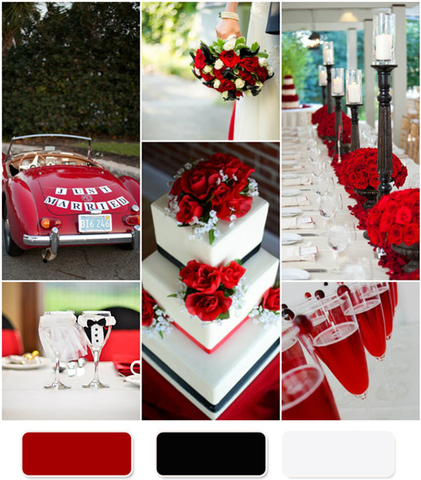 Wedding Decorations Red And White
 The Red Wedding Color bination Ideas