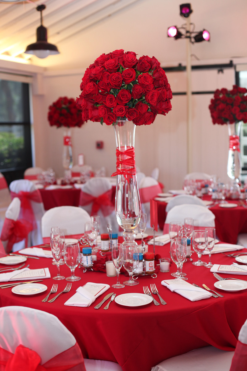 Wedding Decorations Red And White
 Carla Holt Floral Designs Wedding and Event Flowers