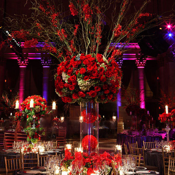 Wedding Decorations Red And White
 Winter Wedding Wonderland – A Southern California Wedding