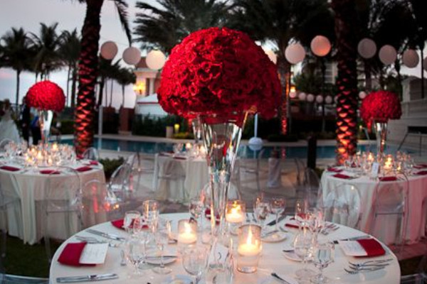 Wedding Decorations Red And White
 Wedding Decoration Ideas Red White and Black Table