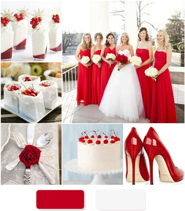 Wedding Decorations Red And White
 The Red Wedding Color bination Ideas