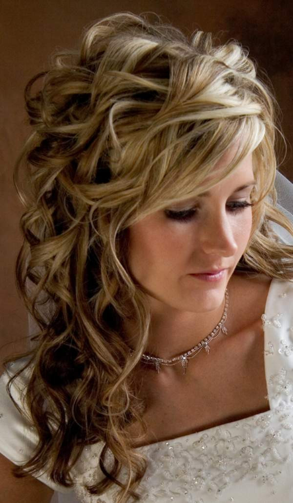 Wedding Down Hairstyles
 a new life hartz Wedding Hairstyles Half Up