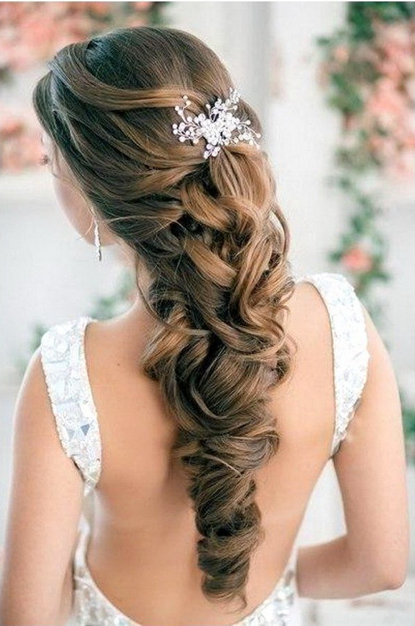 Wedding Down Hairstyles
 Elegant Wedding Hairstyles Half Up Half Down