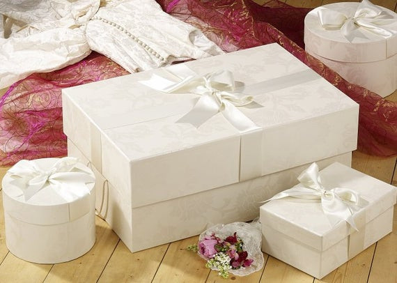 Wedding Dress Box
 Wedding Dress Storage Box to preserve a dress after wedding