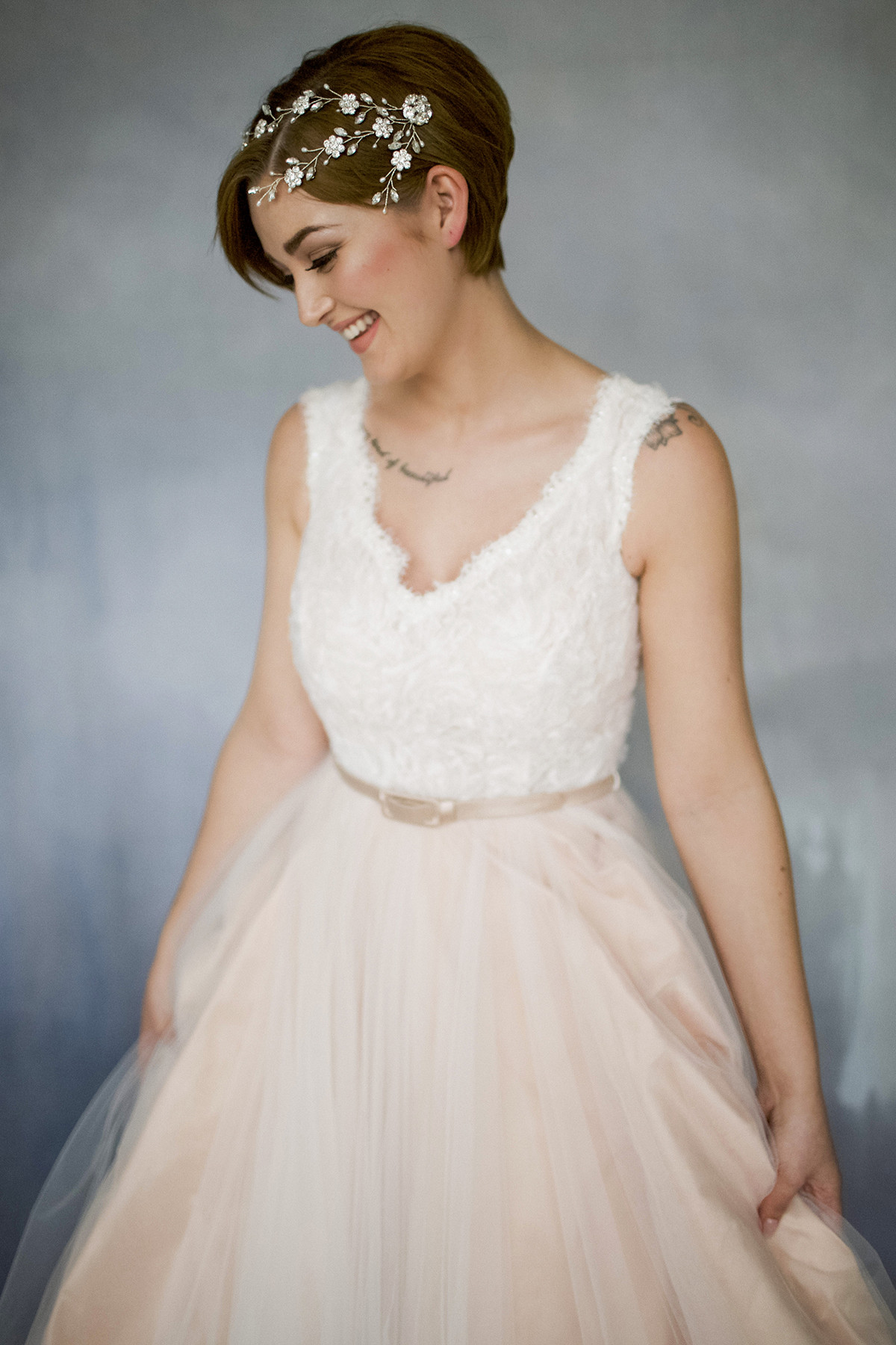 Wedding Dress Styles For Short Brides
 How To Style Wedding Hair Accessories With Short Hair