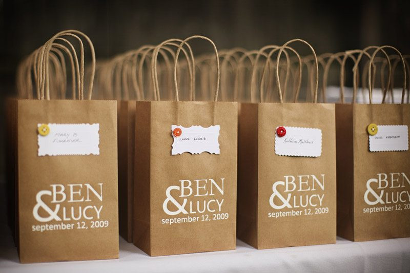 Wedding Favor Bags
 A DIY Fall Wedding The Sweetest Occasion