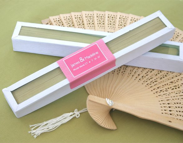 Wedding Favor Fans
 Sandalwood Fans Gift Boxed Fan Wedding Favors