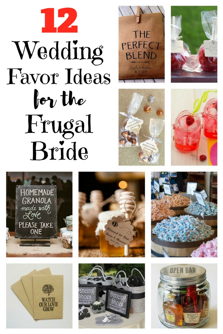 Wedding Favor Ideas Pinterest
 12 Wedding Favor Ideas for the Frugal Bride The Bud Diet