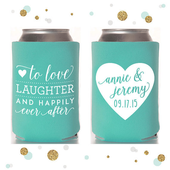 Wedding Favor Koozies
 Wedding Favors Guests Will Actually Use Lydi Out Loud