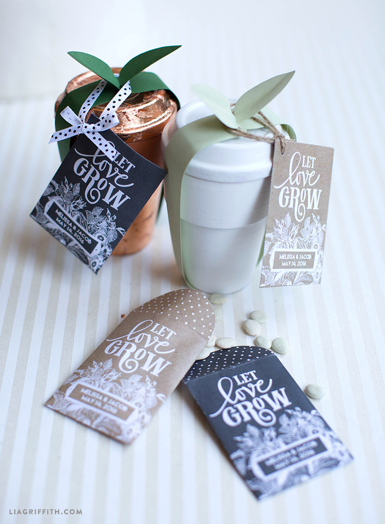 Wedding Favor Seed Packets
 Seed Packet Wedding Favors Lia Griffith