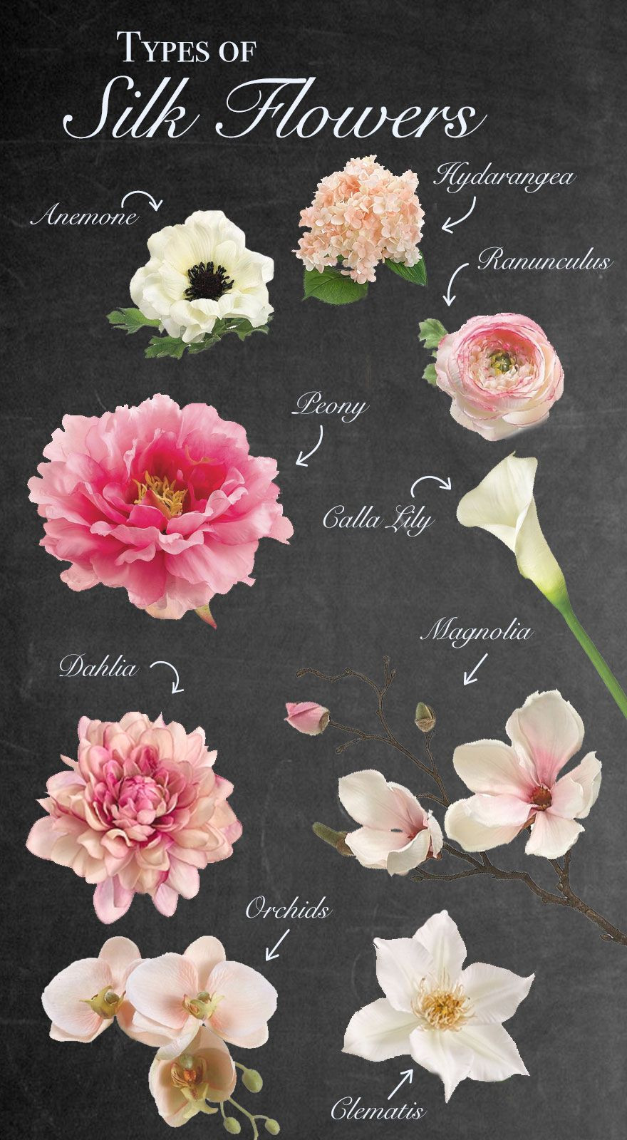 Wedding Flower Names
 163 Beautiful Types of Flowers A to Z With