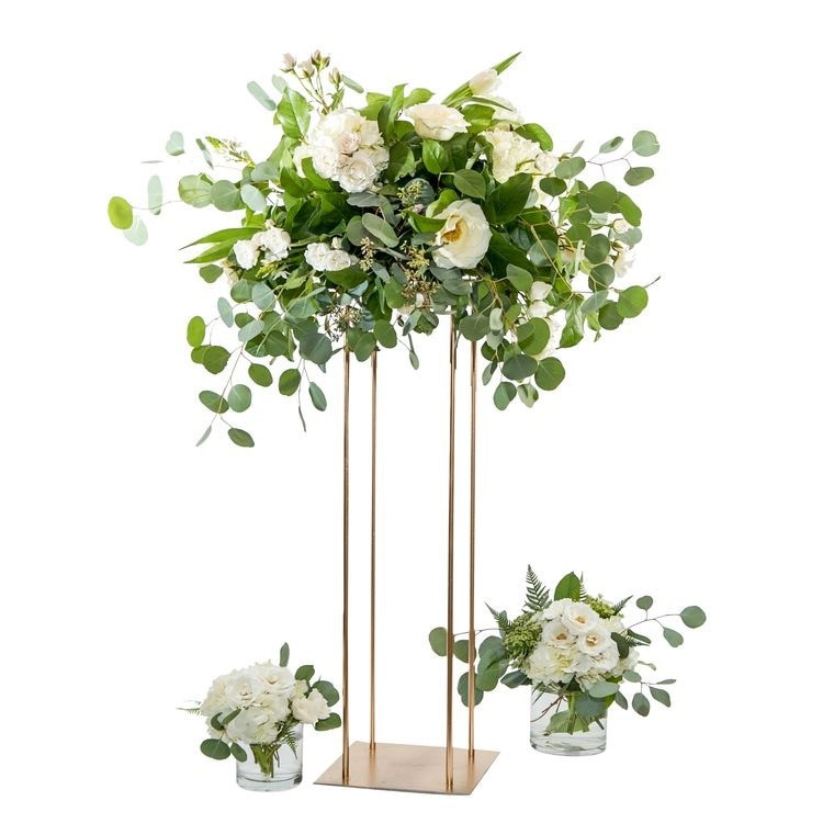 Wedding Flower Stands
 new style Wedding Metal Gold Flower Vase Column Stand for