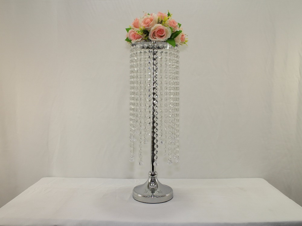 Wedding Flower Stands
 Aliexpress Buy 26 3" H Wedding Acrylic Crystal