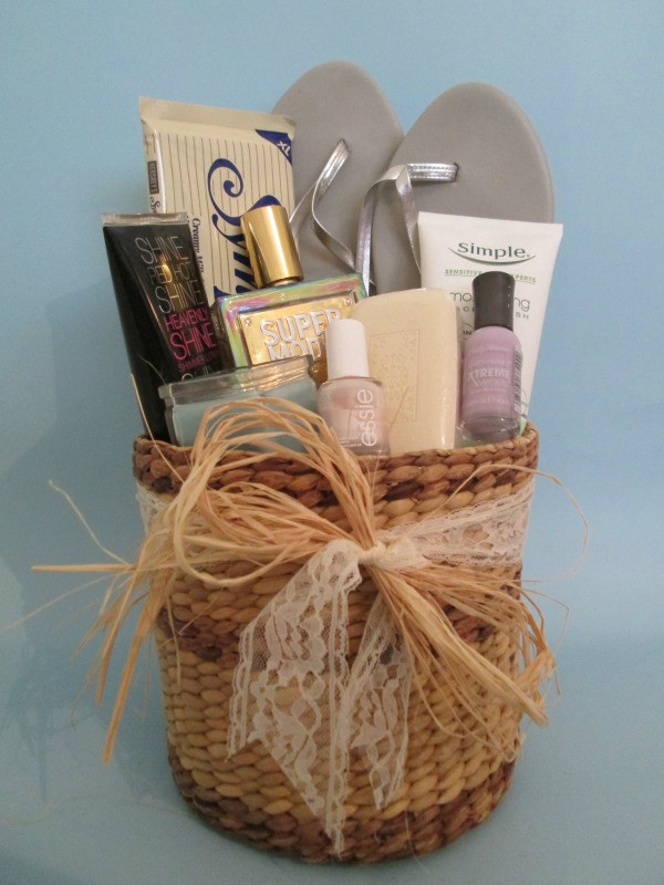 Wedding Gift Basket Ideas For Bride And Groom
 Build a Bridesmaid Pampering Basket