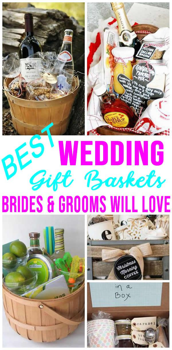 Wedding Gift Basket Ideas For Bride And Groom
 BEST Wedding Gift Baskets DIY Wedding Gift Basket Ideas