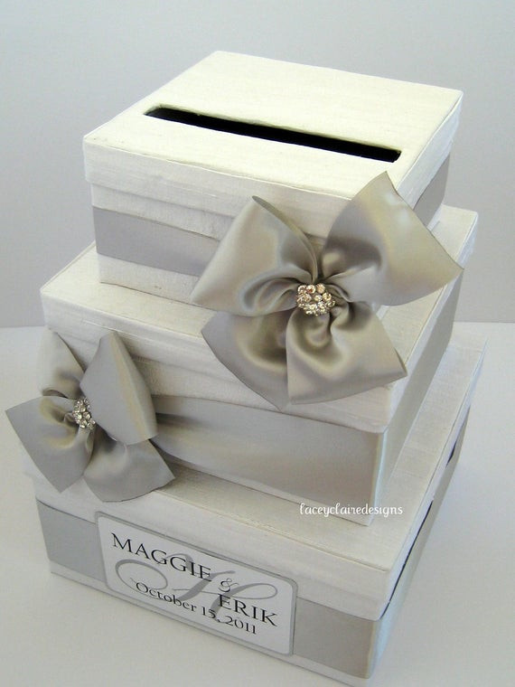 Wedding Gift Boxes Ideas
 Wedding Card Box Money Card Box Gift Card Box Card Holder