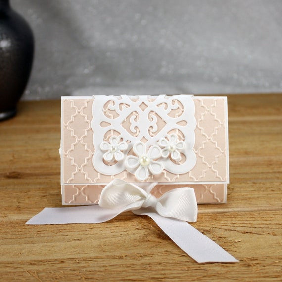 Wedding Gift Card
 Gift Card Holder Wedding Gifts Display by SilverWhiteCardShop