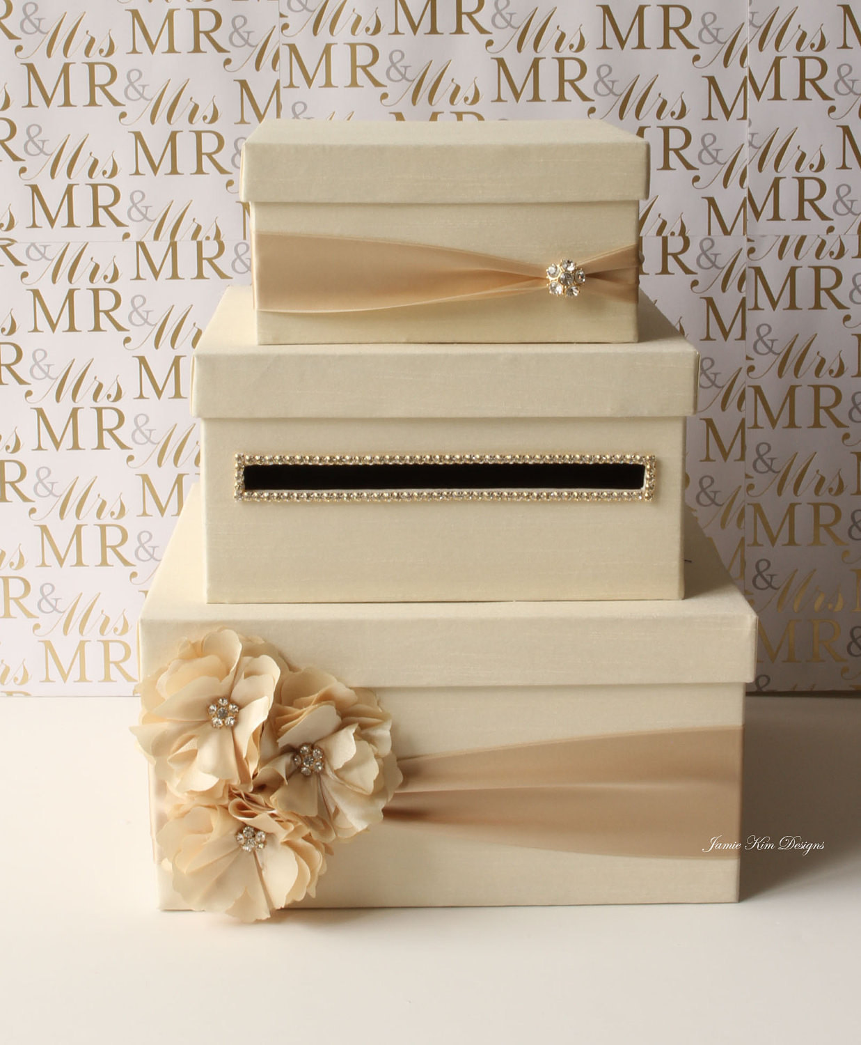Wedding Gift Card Boxes Ideas
 Wedding Card Box Money Box Gift Card Holder choose your