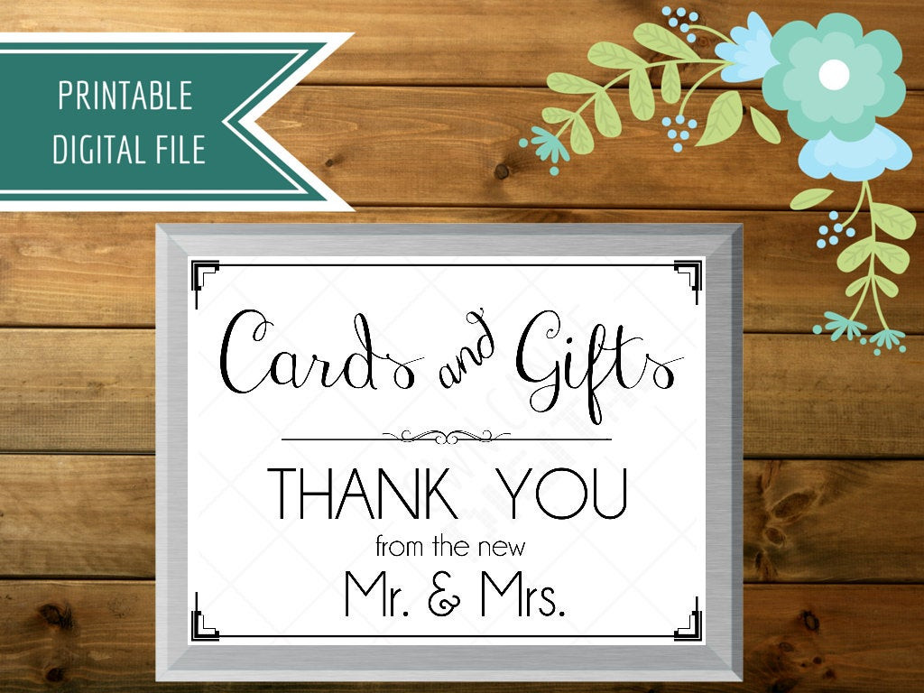 Wedding Gift Card
 Wedding card box sign cards and ts sign t table