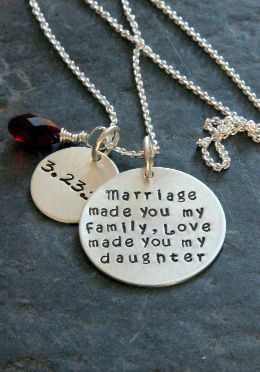 Wedding Gift Ideas For Daughter
 Gift For Daughter In Law Marriage Made You My Family