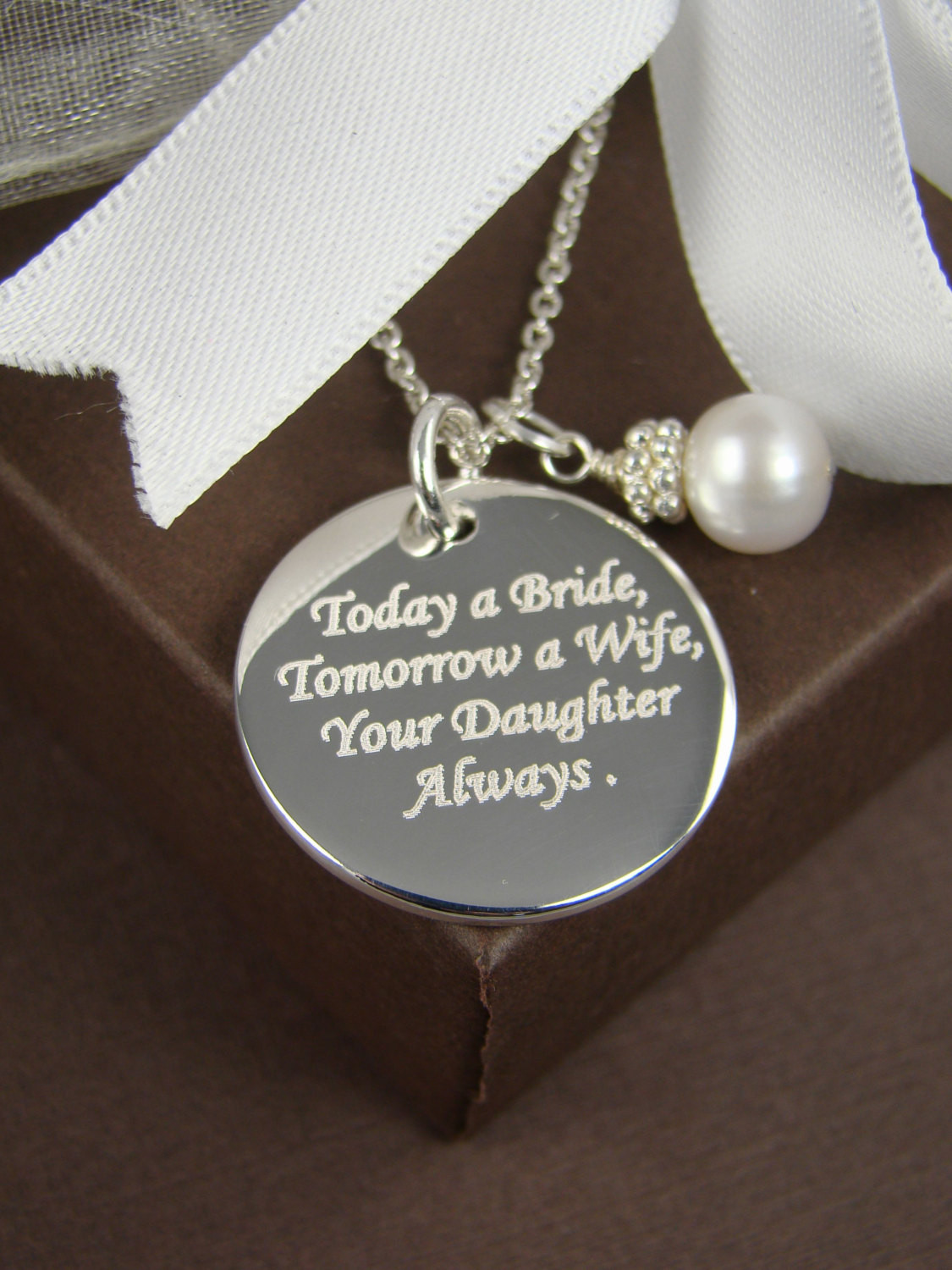 Wedding Gift Ideas For Daughter
 Wedding Gift for Mother of the Bride Personalized Engraved