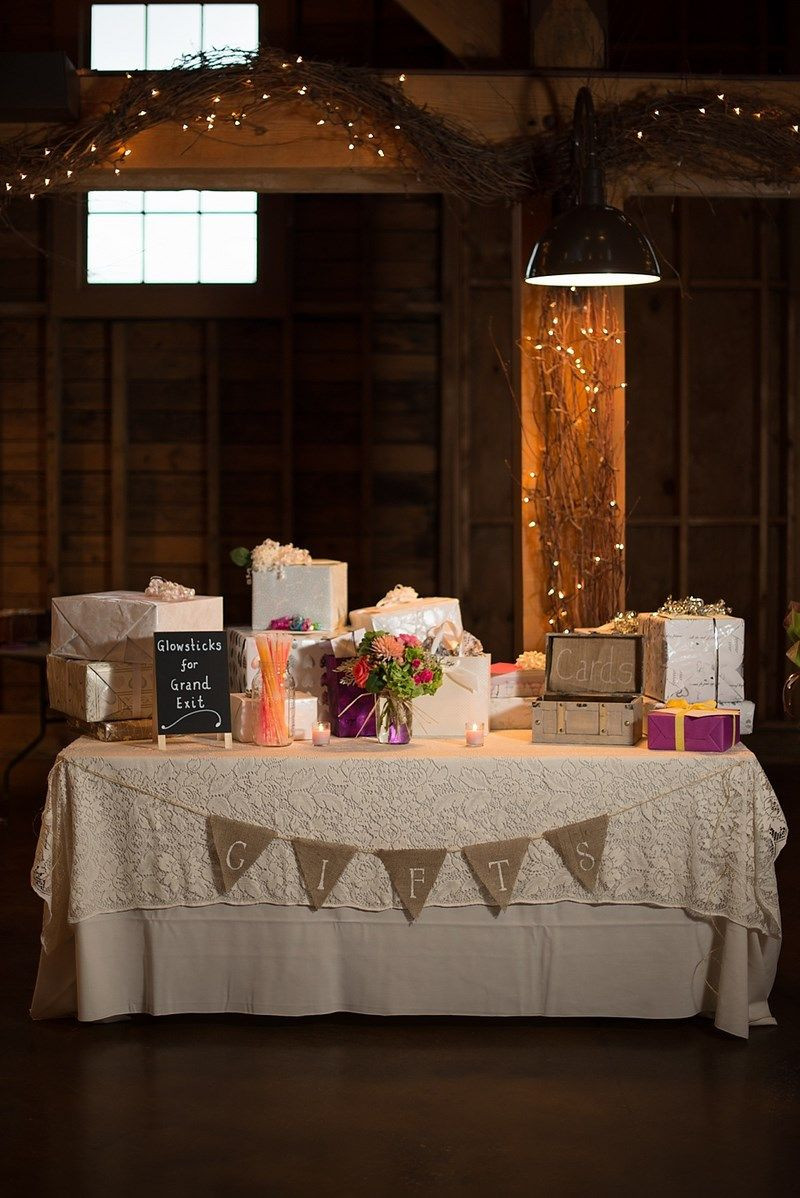 Wedding Gift Table Decoration Ideas
 rustic wedding bride and groom table Google Search
